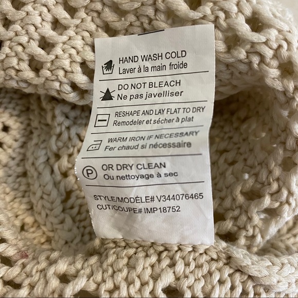 Vince Women's Natural Mesh Stitch Cotton Tank Top - Picture 13 of 16